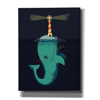 «King of The Narwhals» par Michael Buxton, art mural sur toile
