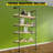 5 Piece Metal Industrial Pipe Shelves