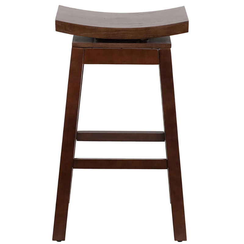 Solid Wood Counter Stool, Light Cherry, Bar Stool (30" Seat Height)