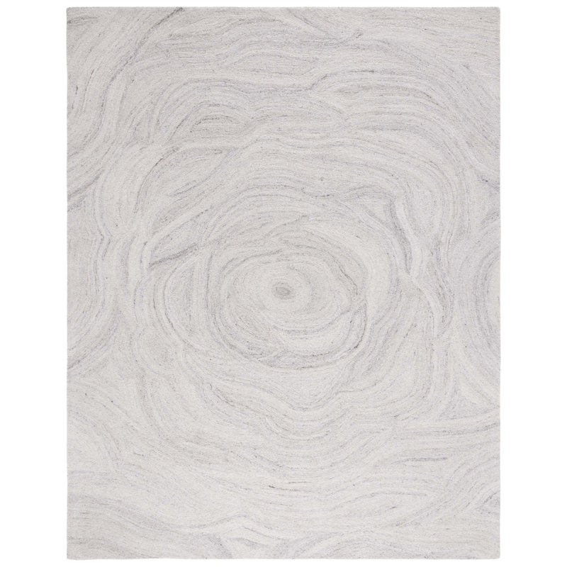 Abstract Hand Tufted Performance Abstract Rug, Rectangle 8' x 10'
