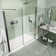 70-72'' W X 76'' H Frameless Pivot Shower Door With Clear Glass Panel
