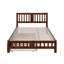 Lit plateforme en bois massif Anakin avec lit gigogne assorti-63783813-63783810