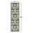 Hand Tufted Wool/Cotton/Viscose Floral Rug in Green/Ivory-1728128932