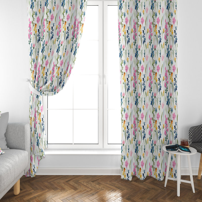 Paire de rideaux obscurcissant en polyester Hjorring, L 40 po x L 61 po