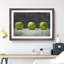 Row of Green Apples - Picture Frame Graphic Art-62786392-62786391