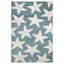 Tapis bleu / ivoire Quince-116003361