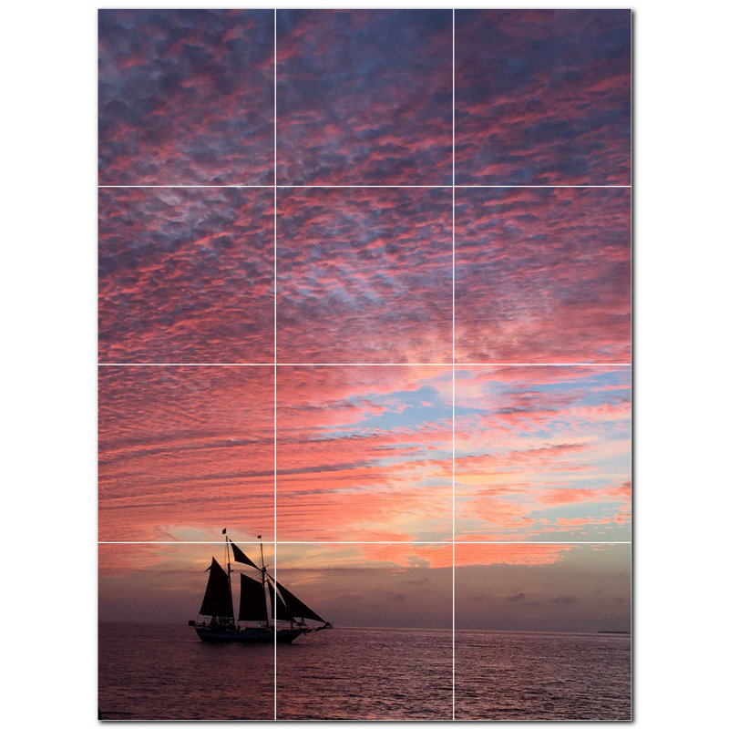 Panneau décoratif en céramique satinée 6 po x 6 po