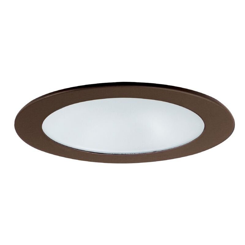 Garniture encastrée 4" douche, Blanc
