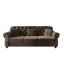 Canapé Chesterfield Timeless en velours avec capitonnage et garniture cloutée-2069686928