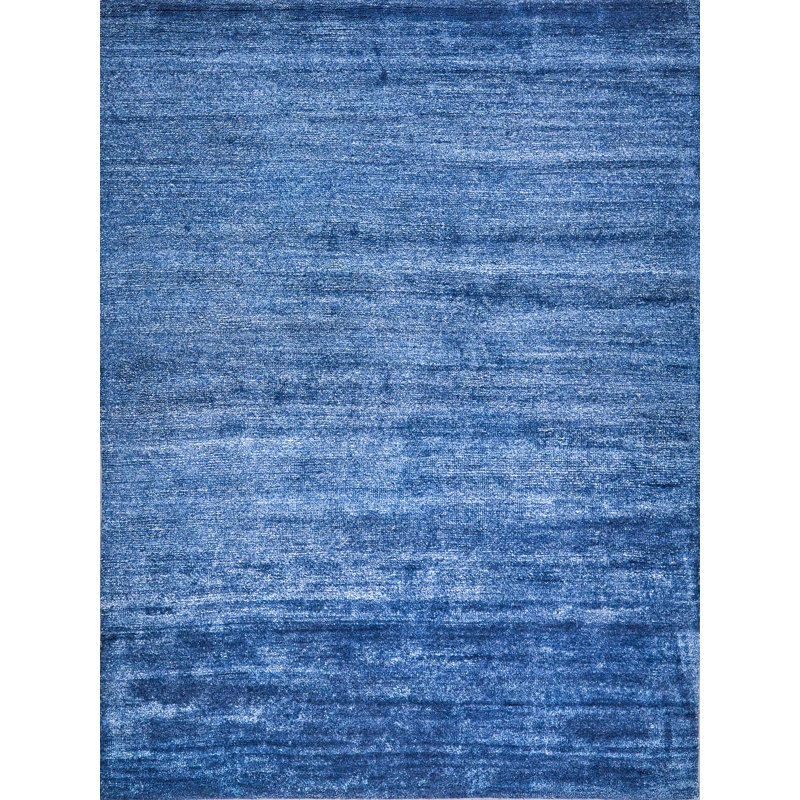 Plush Area Rug in Navy, Rectangle 10' x 14'