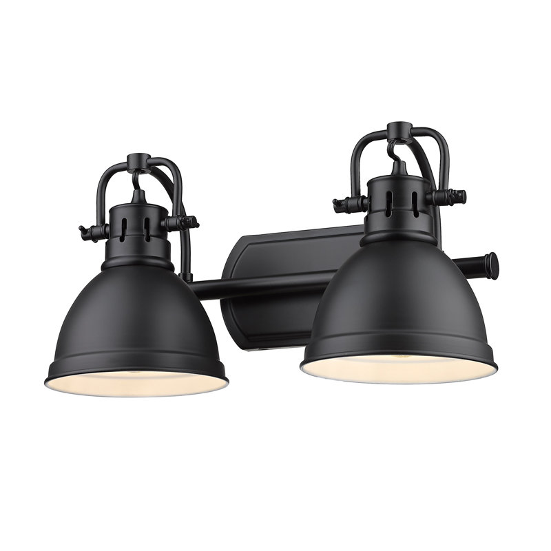 Lyndee 2 - Light Dimmable Vanity Light, Matte Black, Matte Black
