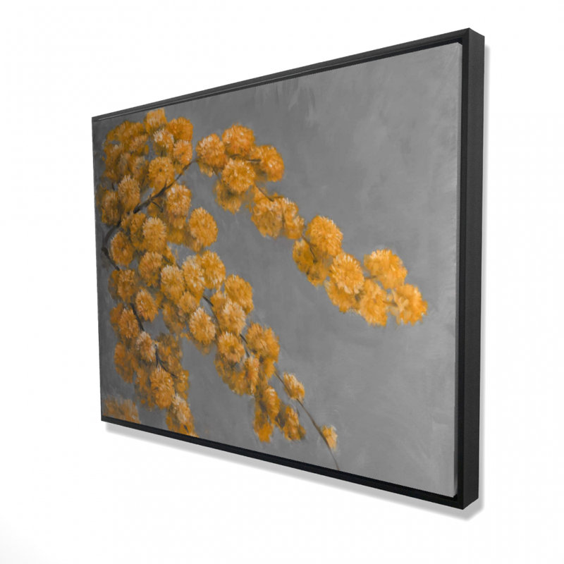 "Plante dorée" sur toile