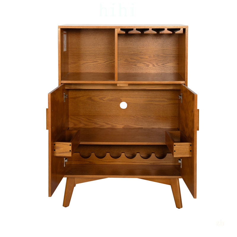 Wine Cabinet With Wine Glass Holder And Wine Rack