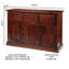 Buckingham 135cm Solid Wood Sideboard