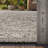 Oriental Medallion UV Resistant Woven Indoor / Outdoor Area Rug Gray-226571291-227928349