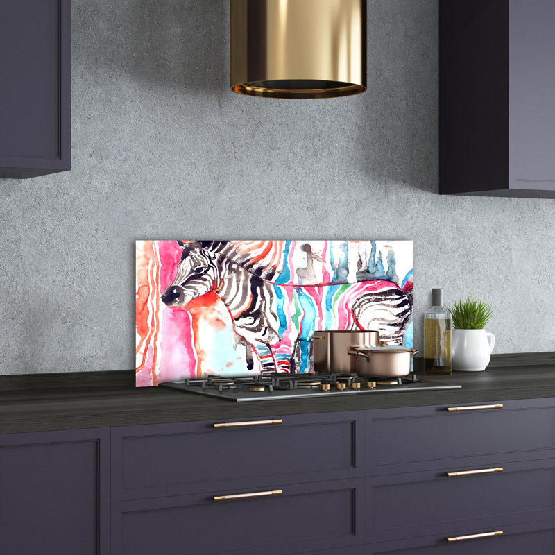 Northlake 50cm W x 100cm L Glass Peel and Stick Panel