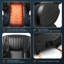 Fauteuil inclinable massant en simili-cuir