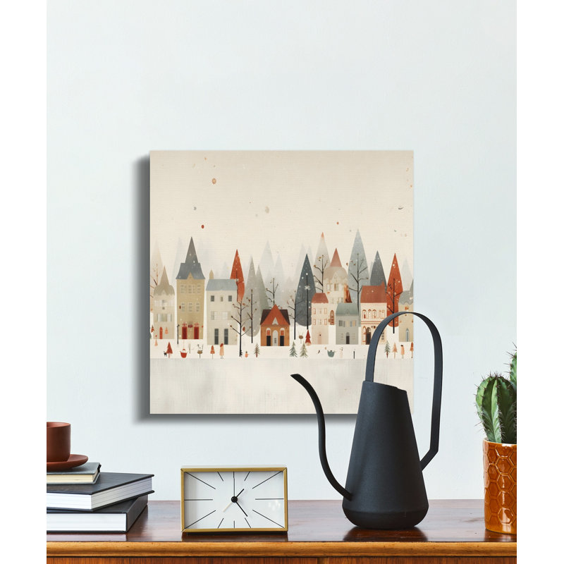 Spindler 1 Piece Wrapped Canvas Wall Art Set, 24x24