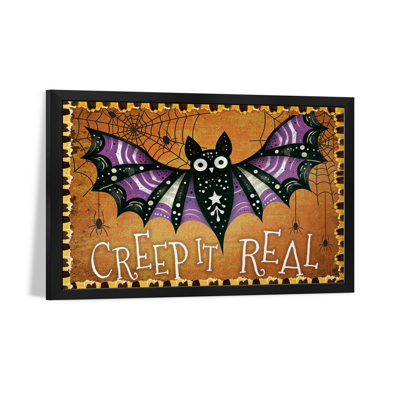 «Creep It Real Bat», reproduction d'art murale, affiche de galerie, H 16 po x l 24 po