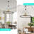 9- Light Modern Vintage Dimmable Sputnik Wagon Wheel Chandelier with Adjustable Chain for Kitchen, Living Room, Dining Room-2028342220
