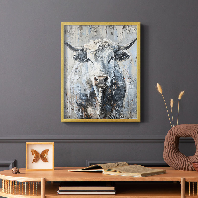 "ANIMALS Series Cxxx" par J Paul, Doré, H 11 po x l 9 po