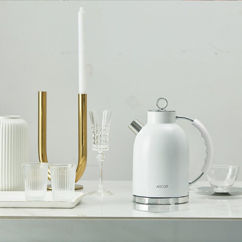 Bouilloire électrique 1,5 L 1500 W, Blanc