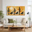 Art mural sur toile cactus noir-175327969