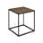 Square End Table with Parquet Top