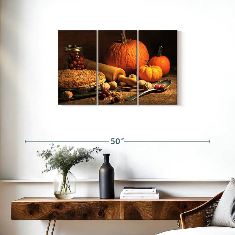 Yarlin Pumpkin Pie, 20" H x 33" W