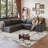 Compression Cloud Sofas, Large Corduroy Modular Modern Couch For Home