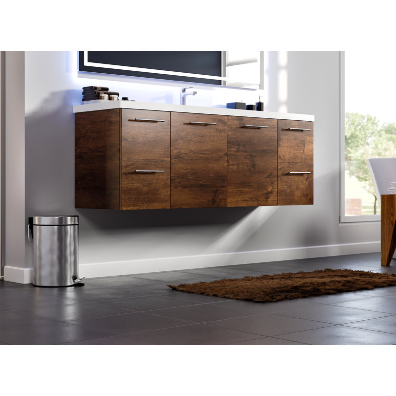 Meuble-lavabo simple avec plateau Jamarey 60