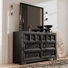 Commode 6 tiroirs avec miroir Schell