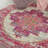 Abbate Oriental Ivory/Pink Indoor Area Rug-1463438288