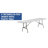 8-Foot Bi-Fold Plastic Banquet and Event Folding Table with Carrying Handle-14712069