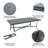 Rectangular Outdoor Dining Table With Umbrella Hole , 40'' in. W 6.9'' in. D