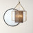 Refined Iron Round Mirror-84684136