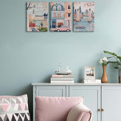 3 Piece Wrapped Canvas Print