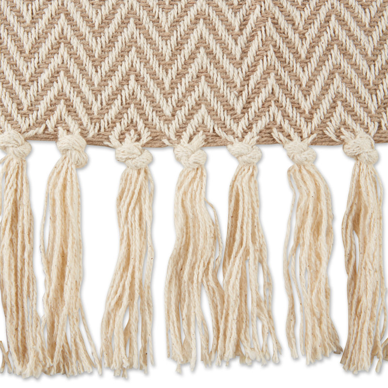 Jeté en coton , Marron