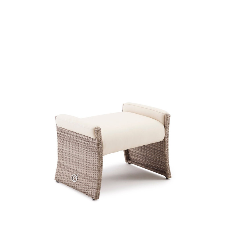 Repose-pieds extérieur avec coussin Sheri