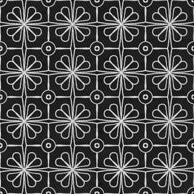 Tapis noir / blanc Farhana