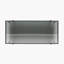 Ankoor 117.1cm H x 79.5cm W Stainless Steel Library Bookcase