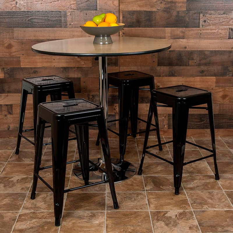 Stool, Counter Stool (26" Seat Height), Black