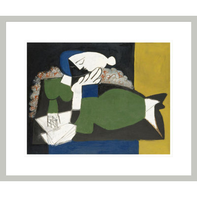 La liseuse par Pablo Picasso - Estampe numérique encadrée