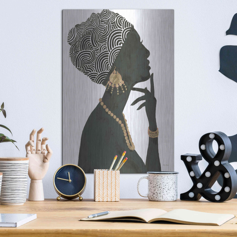 «Graceful Majesty I» par Emily Adams - impression sans cadre sur métal, L 12 po x H 16 po
