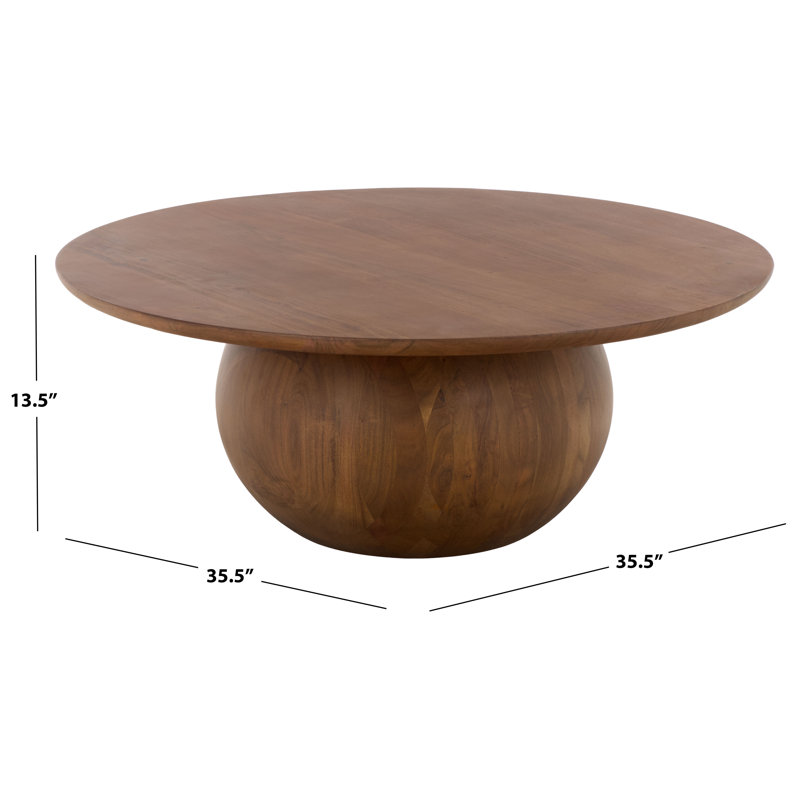 Gabribella Solid Wood Coffee Table, Walnut