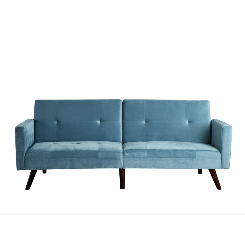 Convertible sofa, Light Grayish Cyan Polyester