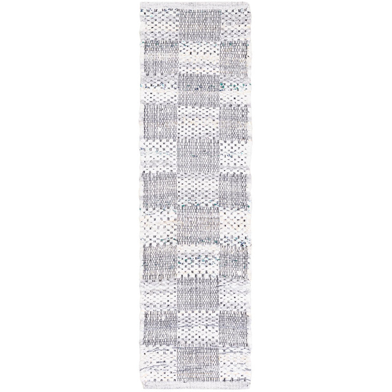 Keita Cotton Abstract Indoor Rug, Runner 1'2" x 4'1"