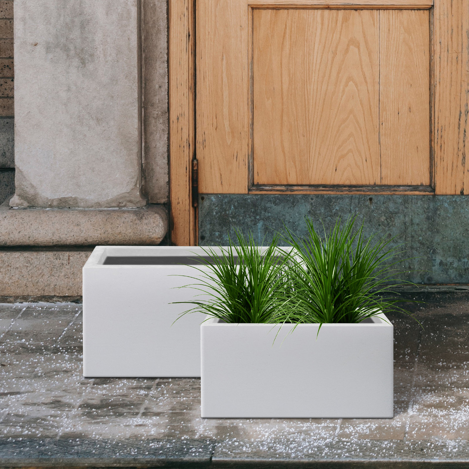 Tali Pot Planter, 15.7" H x 12.7" W x 10.2" D