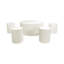 Ensemble de 5 tables basses Wave Stripe