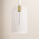 Tegan Single Light Glass Dimmable Pendant